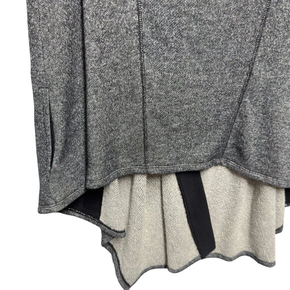 DKNY Terry Knit Sweater Cardigan Vest Jacket Open Front - Picture 6 of 8